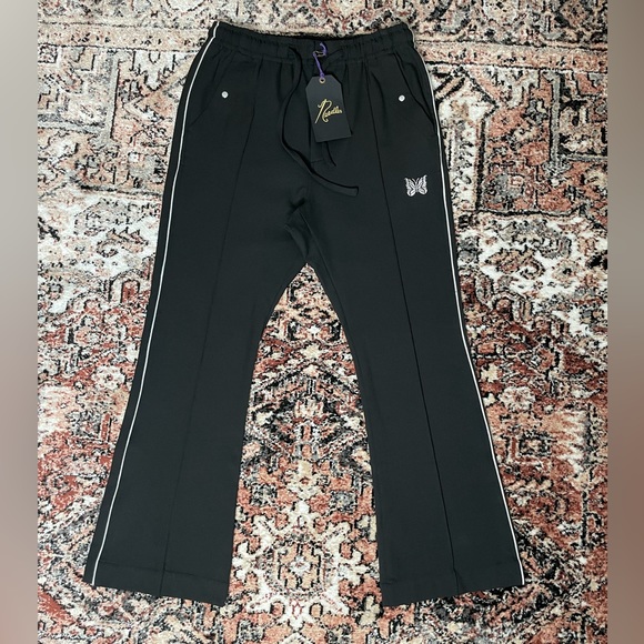 Needles Black Flare Track Pants
